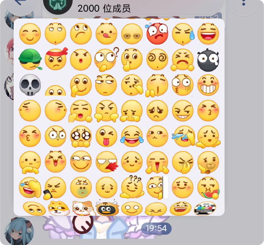 Emoji panel